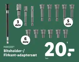 Lidl Bitsholder-/ Firkant-adaptersæt tilbud