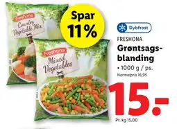Lidl Grøntsagsblanding tilbud