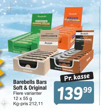 Fakta Tyskland Barebells Bars Soft & Original tilbud