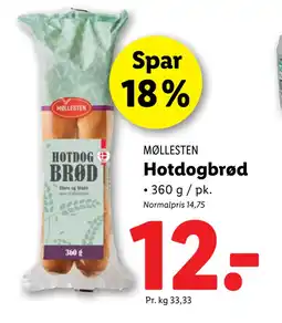 Lidl Hotdogbrød tilbud