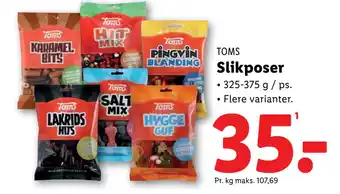 Lidl Slikposer tilbud