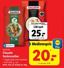 Lidl Classic forårsruller tilbud