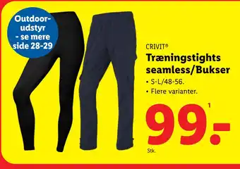 Lidl Træningstights seamless/Bukser tilbud