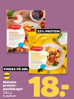 Netto Mamma protein- pandekager. tilbud