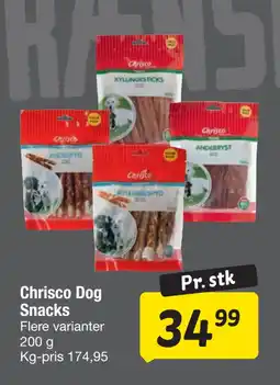 Fakta Tyskland Chrisco Dog Snacks tilbud