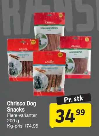 Fakta Tyskland Chrisco Dog Snacks tilbud