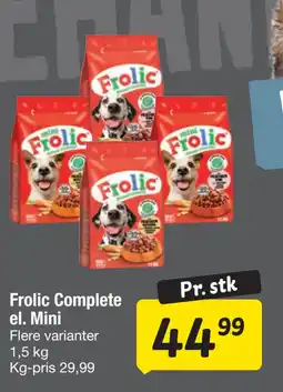 Fakta Tyskland Frolic Complete el. Mini tilbud