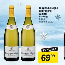 Fakta Tyskland Burgondie Signé Bourgogne Aligoté tilbud