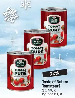 Fakta Tyskland Taste of Nature Tomatpuré tilbud