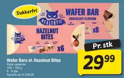 Fakta Tyskland Wafer Bars el. Hazelnut Bites tilbud