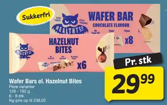 Fakta Tyskland Wafer Bars el. Hazelnut Bites tilbud