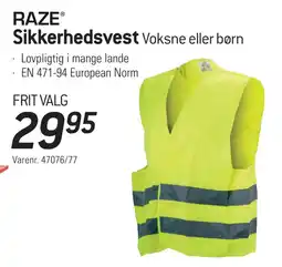 Thansen Sikkerhedsvest tilbud