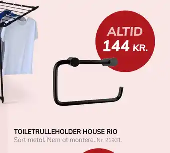 Daells Bolighus TOILETRULLEHOLDER HOUSE RIO tilbud