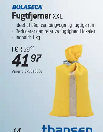 Thansen Fugtfjerner tilbud