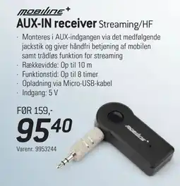 Thansen AUX-IN receiver tilbud