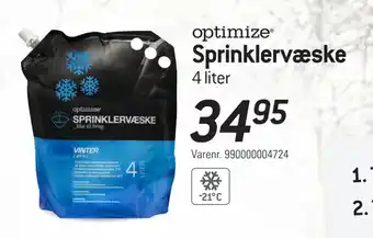 Thansen Sprinklervæske tilbud