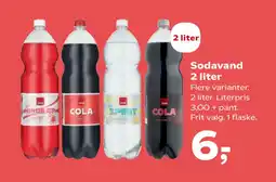 Kvickly Sodavand 2 liter tilbud