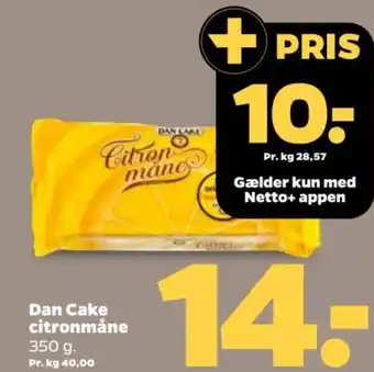 Netto DAN CAKE Citron mane tilbud