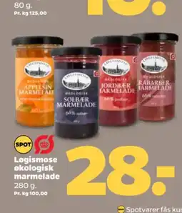 Netto Løgismose økologisk marmelade . tilbud