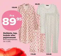 Kvickly Natkjole, top, bukser eller pyjamassæt tilbud