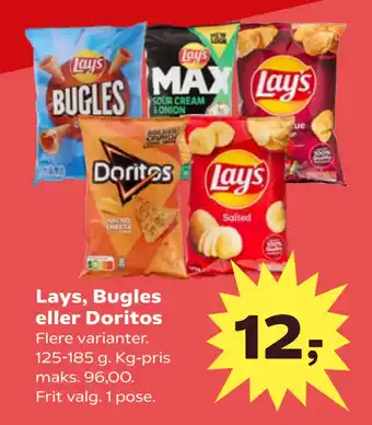 Kvickly Lays, Bugles eller Doritos tilbud