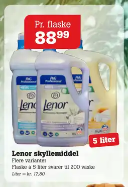 Poetzsch Padborg Lenor skyllemiddel tilbud