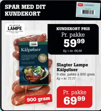 Poetzsch Padborg Slagter Lampe Kålpølser tilbud