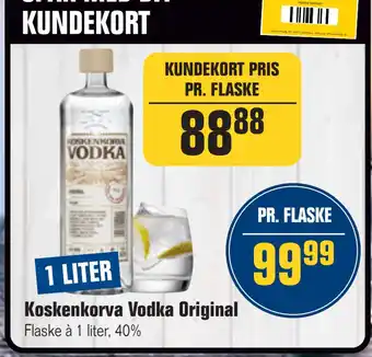 Otto Duborg Koskenkorva Vodka Original tilbud