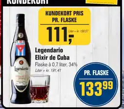 Otto Duborg Legendario Elixir de Cuba tilbud