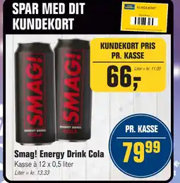 Otto Duborg Smag! Energy Drink Cola tilbud