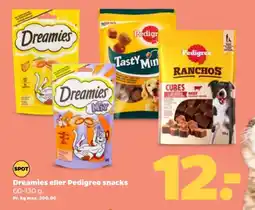 Netto Dreamies eller Pedigree snacks tilbud