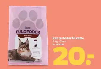 Netto Kat tørfoder til katte tilbud