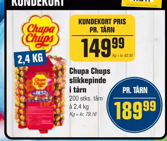 Otto Duborg Chupa Chups slikkepinde i tårn tilbud