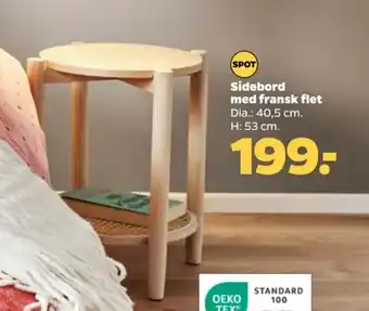 Netto Sidebord med fransk flet tilbud