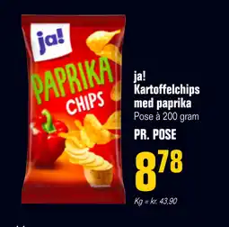 Otto Duborg ja! Kartoffelchips med paprika tilbud