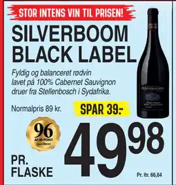 ABC Lavpris SILVERBOOM BLACK LABEL tilbud