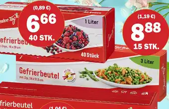 Købmandsgården Jeden Tag Fryseposer 3 liter/15 stk tilbud