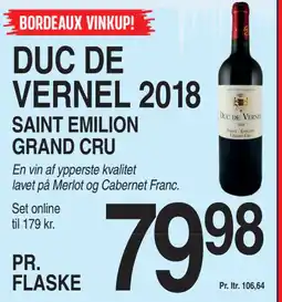 ABC Lavpris DUC DE VERNEL 2018 tilbud