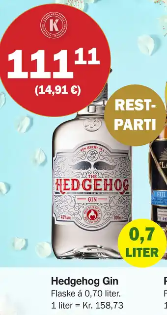 Købmandsgården Hedgehog Gin tilbud