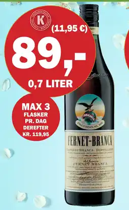 Købmandsgården Fernet-Branca tilbud