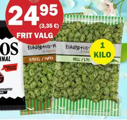 Købmandsgården Eukalyptus Menthol bolsjer tilbud