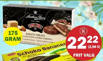 Købmandsgården Anthon Berg Baileys Tærter tilbud