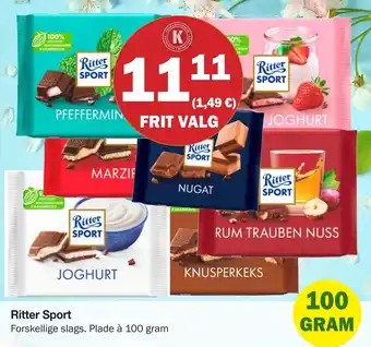 Købmandsgården Ritter Sport tilbud