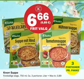 Købmandsgården Knorr Suppe tilbud