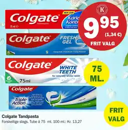 Købmandsgården Colgate Tandpasta tilbud