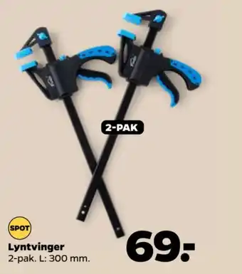 Netto Lyntvinger 2-pak. L: 300 mm. tilbud