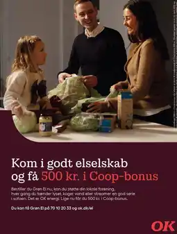 Dagli'Brugsen Kom i godt elselskab og få 500 kr. i Coop-bonus tilbud