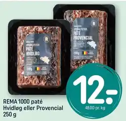 REMA 1000 REMA 1000 paté Hvidløg eller Provenical 250 g tilbud