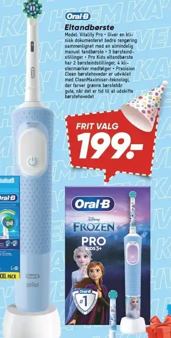 Bilka Oral-B Eltandbørste tilbud