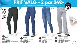 Bilka Jeans eller Bukser - 2 par tilbud